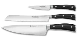 Wusthof Classic Ikon 3pc Starter Set With Bread Knife