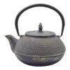 Arare Cast Iron Teapot 40 Fl. Oz. Blue/Gold