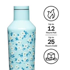 Corkcicle Canteen, Ditsy Floral 16oz -The Kitchen Supply Store 2016DFB TFB