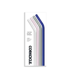 Corkcicle Straw Set - Glass - Multicolor