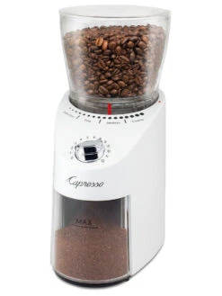 Capresso Infinity Plus Burr Grinder, White