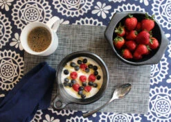 Chamba Bowl W/ One Handle -The Kitchen Supply Store BSBBFToqueBlancheChambaIMG 2981