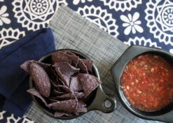 Chamba Bowl W/ One Handle -The Kitchen Supply Store BSBBFToqueBlancheChambaIMG 3207