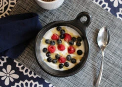 Chamba Bowl W/ One Handle -The Kitchen Supply Store BSToqueBlancheChambaIMG 3003