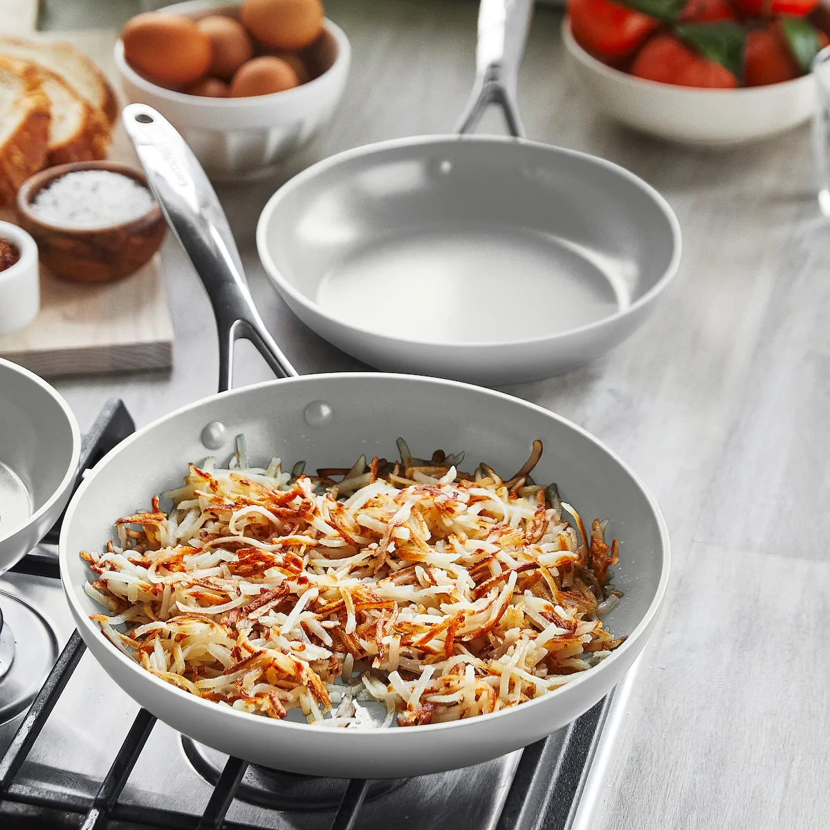 GreenPan Venice Pro Fry Pan Set 8" & 10" 2 GreenPan Venice Pro Fry Pan Set 8" & 10" - Image 2