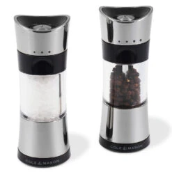 Zyliss Cole & Mason Horsham Salt & Pepper Set, Chrome