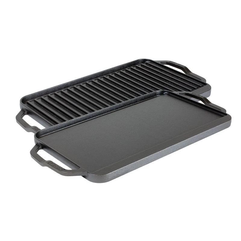 Lodge Chef Collection Reversible Grill/Griddle, 19.5" X 10" 1 Lodge Chef Collection Reversible Grill/Griddle, 19.5" X 10"