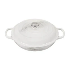 Le Creuset 3.5qt Braiser, Marble -The Kitchen Supply Store LS2180 3016MASS