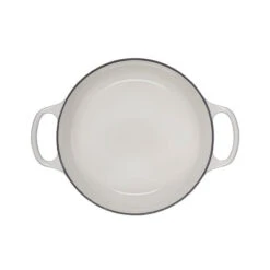 Le Creuset Dutch Oven Round 4.5qt Marble 7 Le Creuset Dutch Oven Round 4.5qt Marble -The Kitchen Supply Store RS10307 MARBLE RDO INSIDE LPR