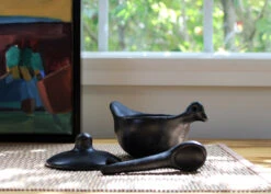 Chamba Hen Salsa Dish W/ Spoon 15 Chamba Hen Salsa Dish W/ Spoon -The Kitchen Supply Store SDCIMG 2271S