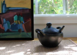 Chamba Salsa Dish W/ Spoon 6 Chamba Salsa Dish W/ Spoon -The Kitchen Supply Store SDLIMG 2263S