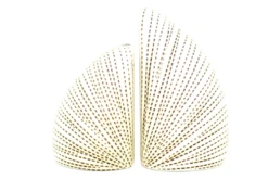 Art Floral Salt And Pepper Shakers, White/Brown