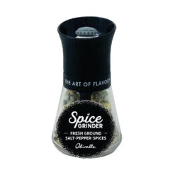 Olivelle Spice Grinders - Glass Grinder W/ Adjustable Ceramic Mill