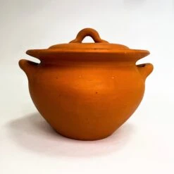 Egyptian Terra Cotta Bean Pot, 4.5 Qt.