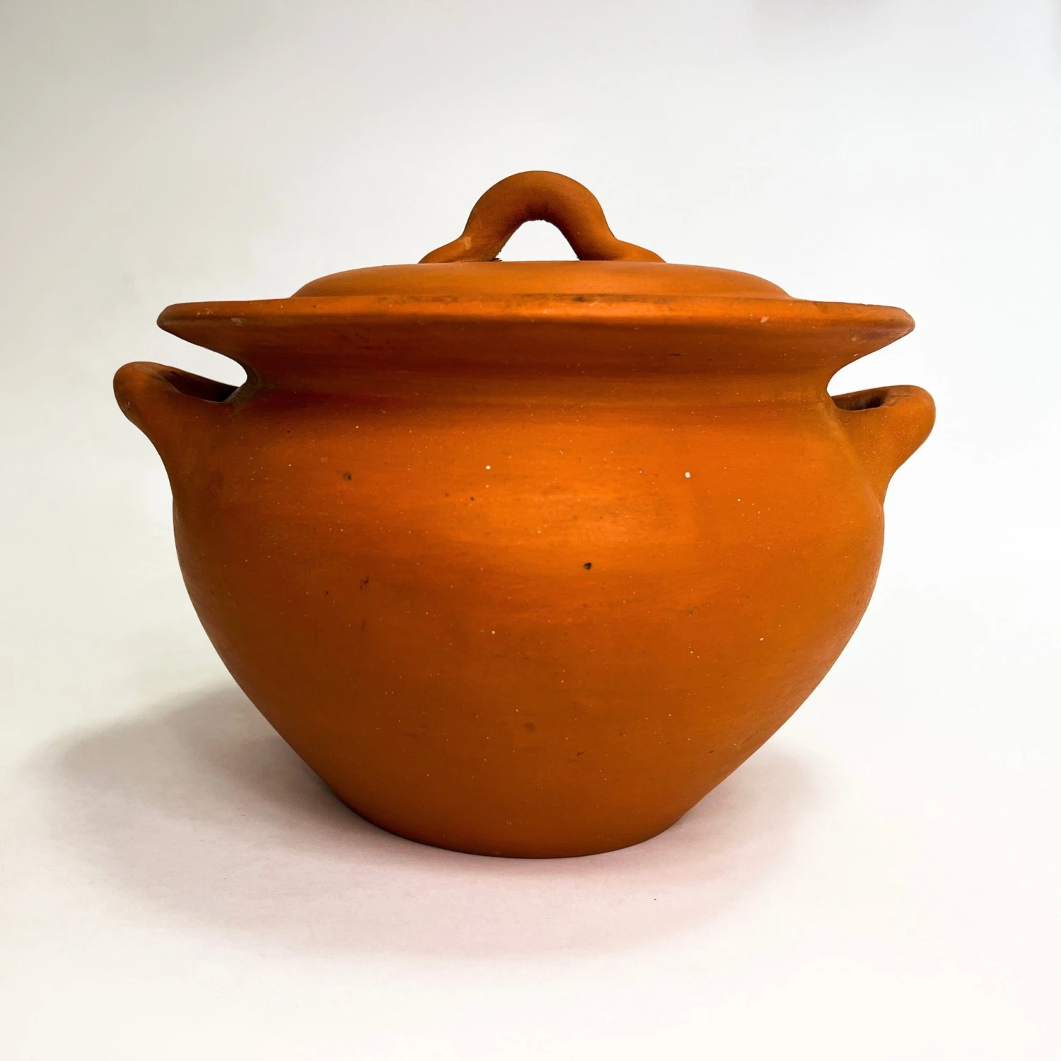 Egyptian Terra Cotta Bean Pot, 4.5 Qt. 1 Egyptian Terra Cotta Bean Pot, 4.5 Qt.