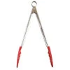 Cuisipro Silicone Tongs, 12" Red