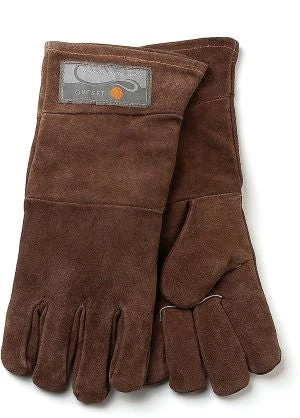 Outset Leather Grill Gloves, Brown 1 Outset Leather Grill Gloves, Brown