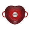 Le Creuset Heart Cocotte, 2 Qt. Cerise