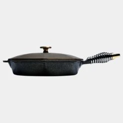 Finex Cast Iron Skillet With Lid (8"-12") -The Kitchen Supply Store product gallery combo 12 side1