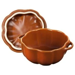Staub Ceramic Petite Pumpkin Cocotte -The Kitchen Supply Store pumpkin o1 fb6ac75e 5479 451d aa9e 65bad5f9d21e