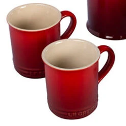Le Creuset Coffee Mug, 14 Oz -The Kitchen Supply Store red