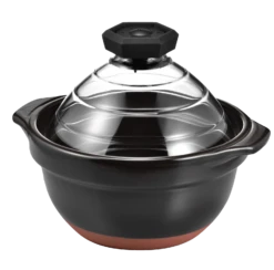 Hario (Gohangama) Rice Cooker Large W/Glass Lid