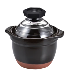 Hario (Gohangama) Rice Cooker Small W/Glass Lid