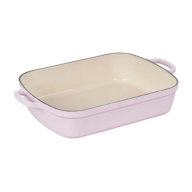 Le Creuset 5.25qt Rectangular Roaster Shallot 1 Le Creuset 5.25qt Rectangular Roaster Shallot