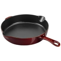 Staub 11" Traditional Deep Skillet, Grenadine