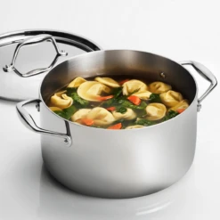 Tramontina Gourmet Covered Stock Pot -The Kitchen Supply Store tram stock life