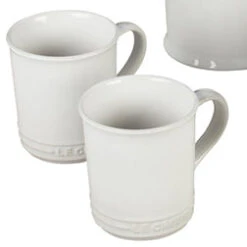 Le Creuset Coffee Mug, 14 Oz -The Kitchen Supply Store white